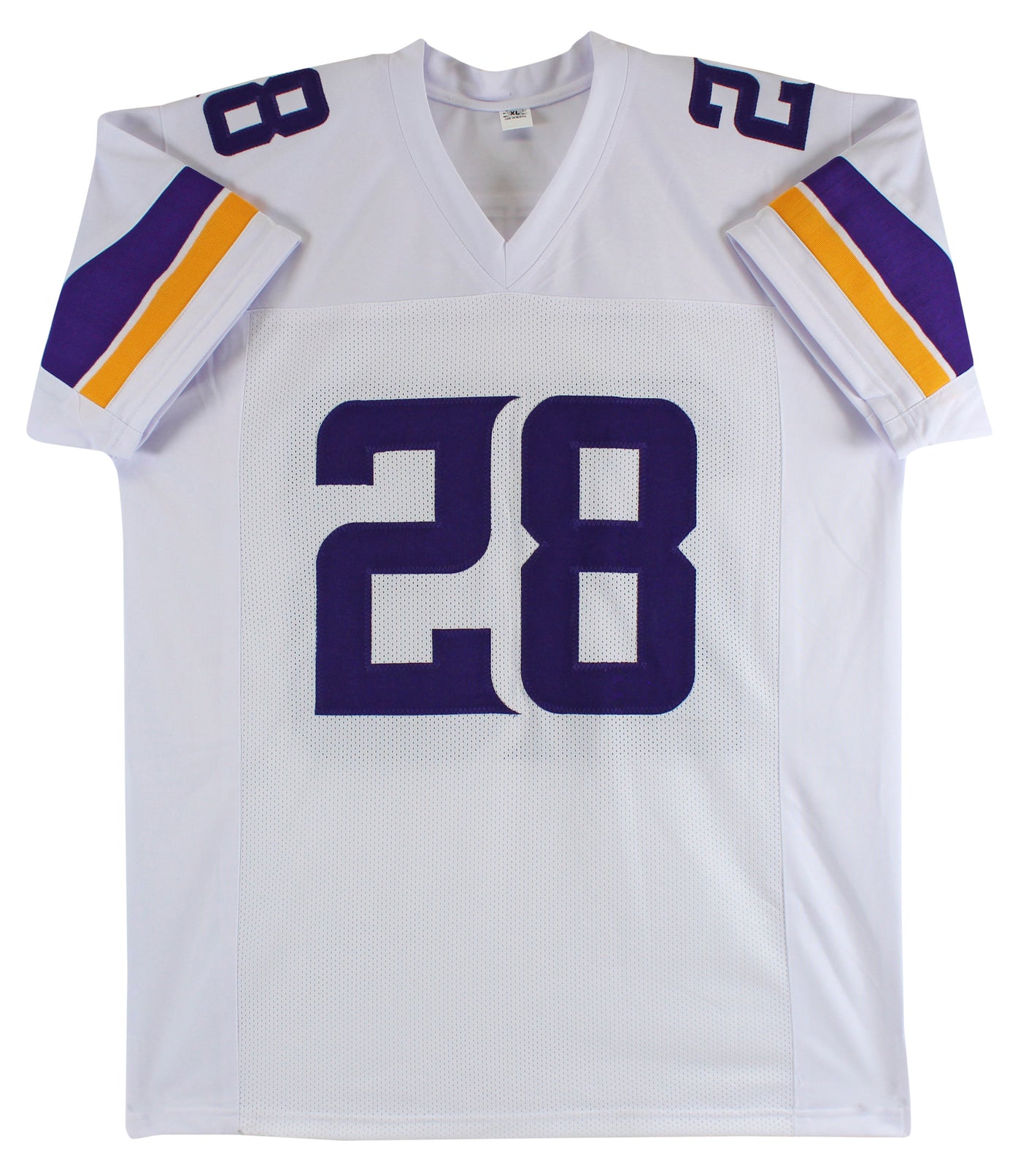 Adrian Peterson Authentic Signed White Pro Style Jersey Autographed BAS Witness