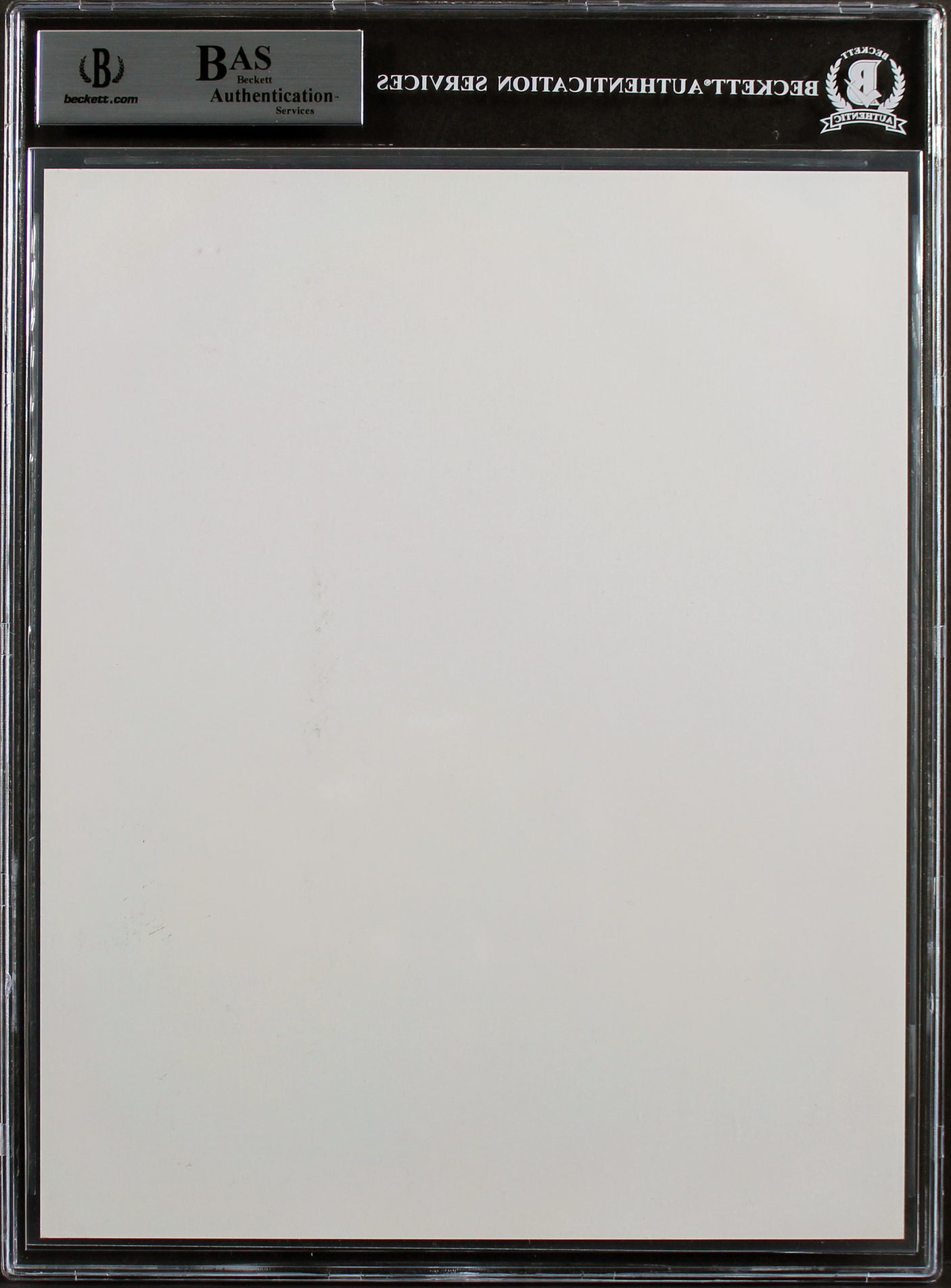 Carrie Fisher Star Wars Signed 8x10 Official Pix Photo Auto 10! BAS Slabbed