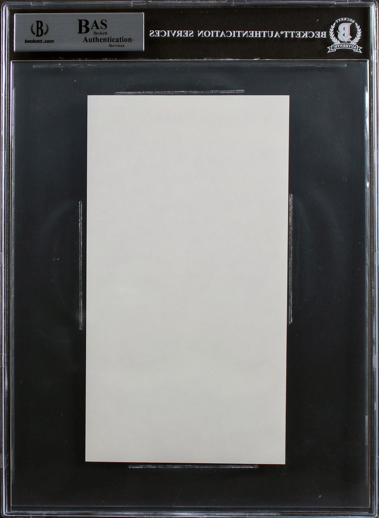 Gisele Bundchen Authentic Signed 4.5x8.5 Cut Signature BAS Slabbed
