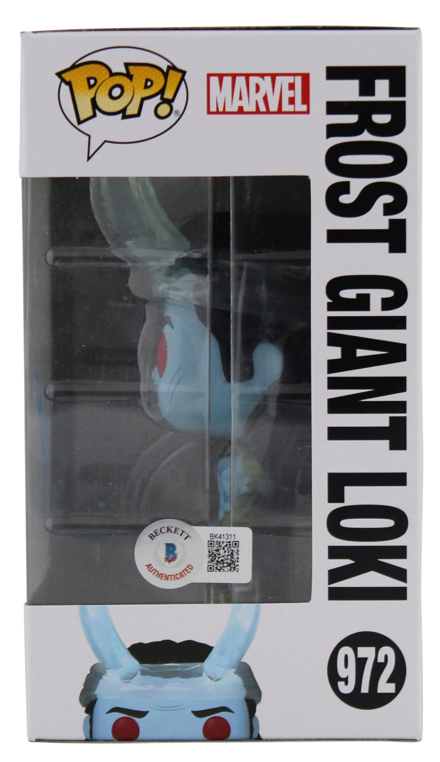 Matt Damon Marvel Frost Giant Loki #972 Funko Pop Vinyl Figure BAS #BK41311