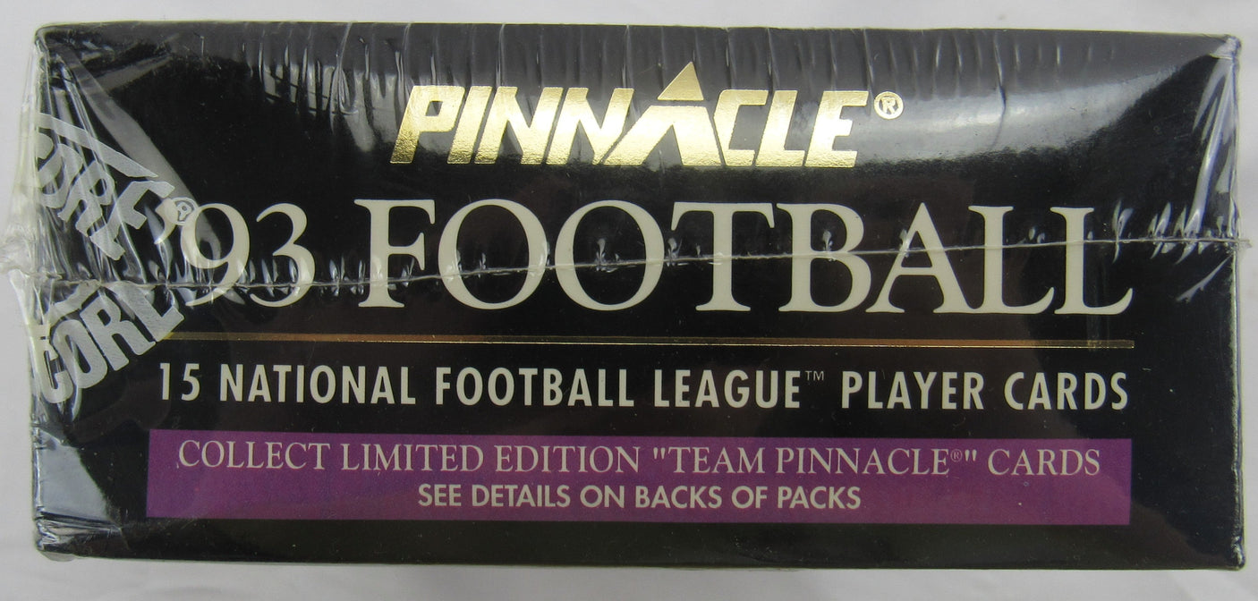 1993 Pinnacle NFL Football Unopened BOX 36 Packs Factory Sealed