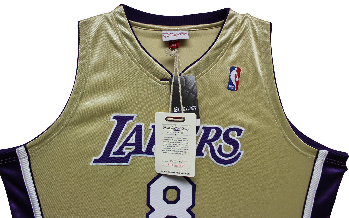 Lakers Kobe Bryant Signed M&N 1996-16 Black Mamba HOF HWC Jersey PSA/DNA #B13206