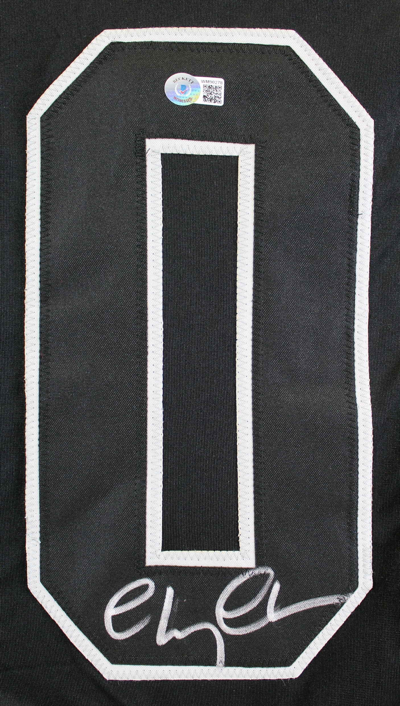 Chevy Chase Christmas Vacation Authentic Signed Black Santa Clark Jersey BAS Wit