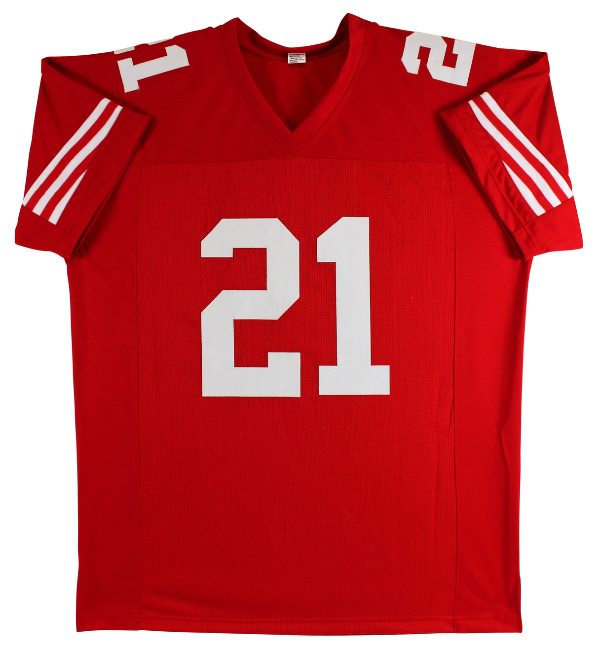 Frank Gore Authentic Signed Red Pro Style Jersey Autographed BAS Witnessed