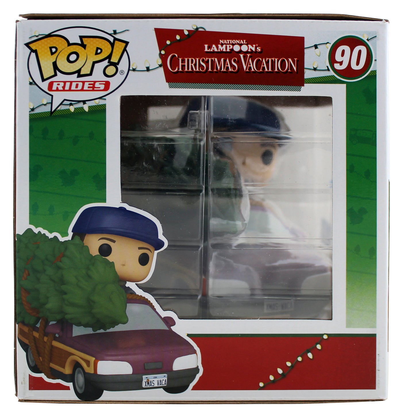 Chevy Chase Christmas Vacation Signed #90 Funko Pop Vinyl Figure w/ Blue Sig BAS