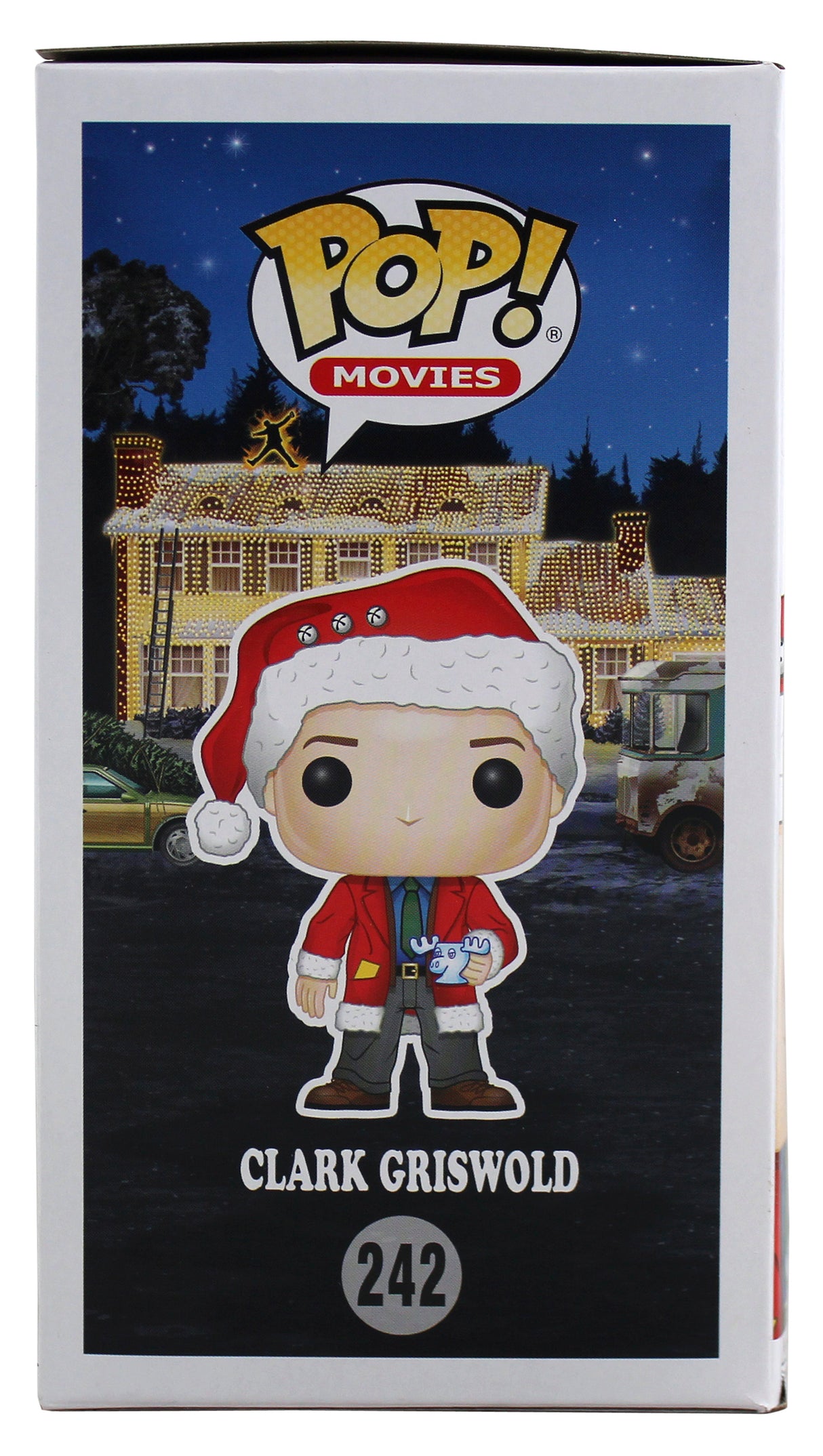 Chevy Chase Christmas Vacation Signed Funko Pop Figure w/ Red Sig BAS Witnessed