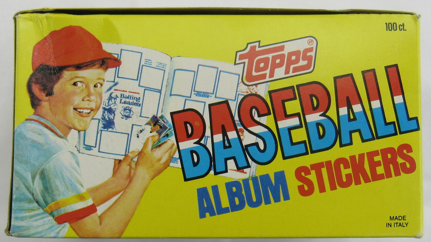 1981 Topps Baseball Sticker Box - 100 Packs - Factory Sealed