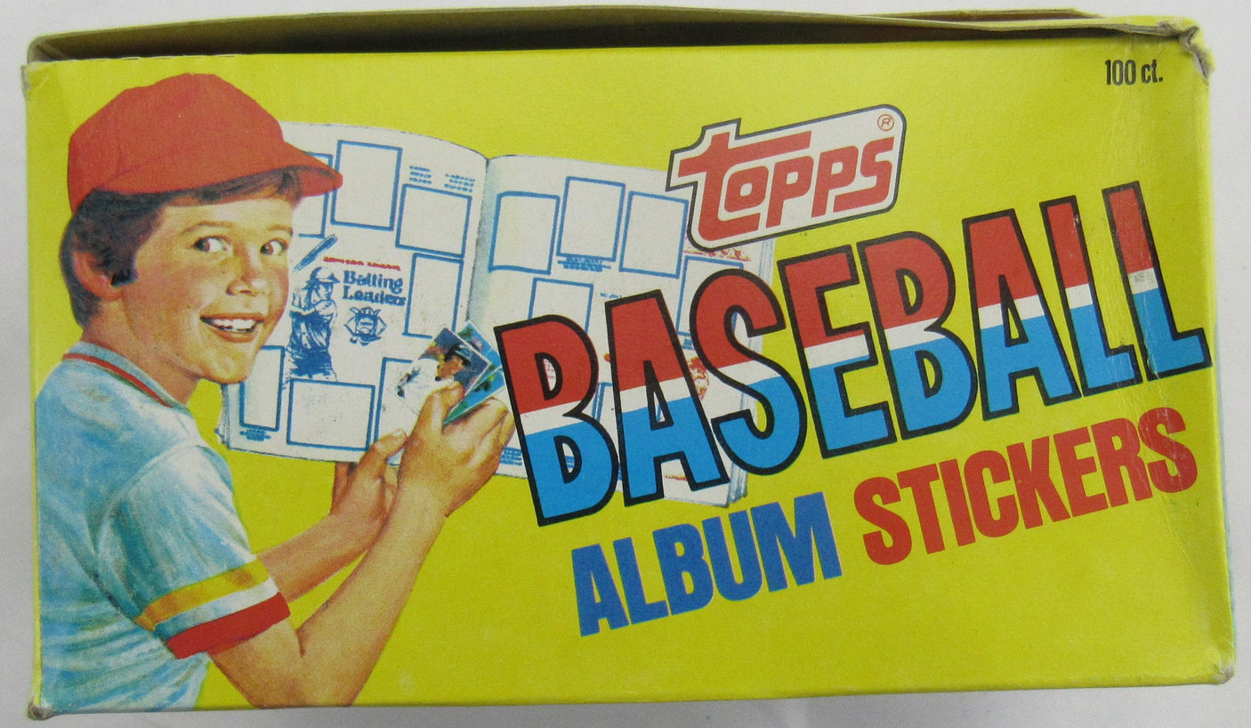 1981 Topps Baseball Sticker Box - 100 Packs - Factory Sealed