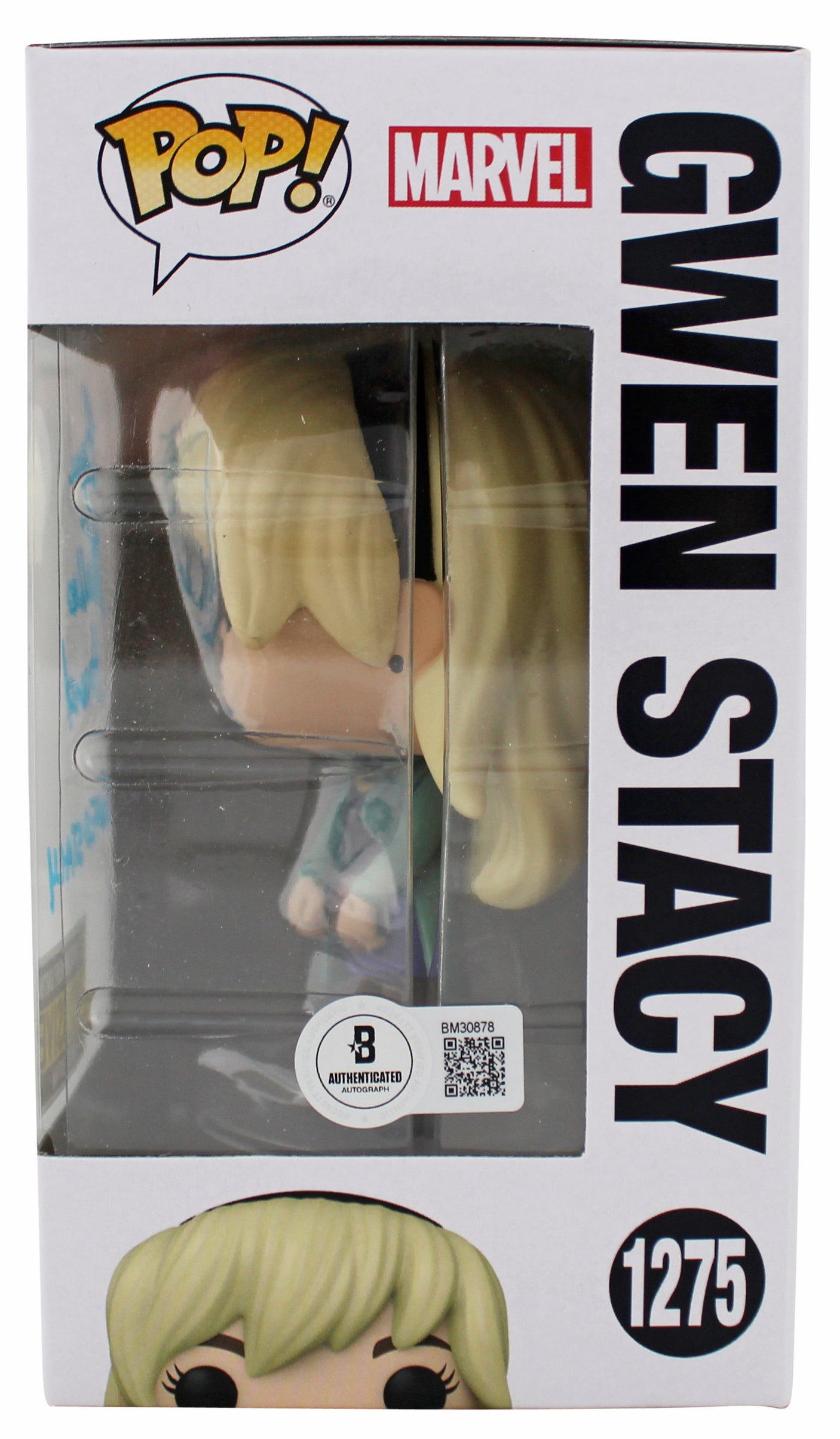 Bryce Dallas Howard "Gwen Stacy" Spider-Man Signed Funko Pop Vinyl Figure BAS