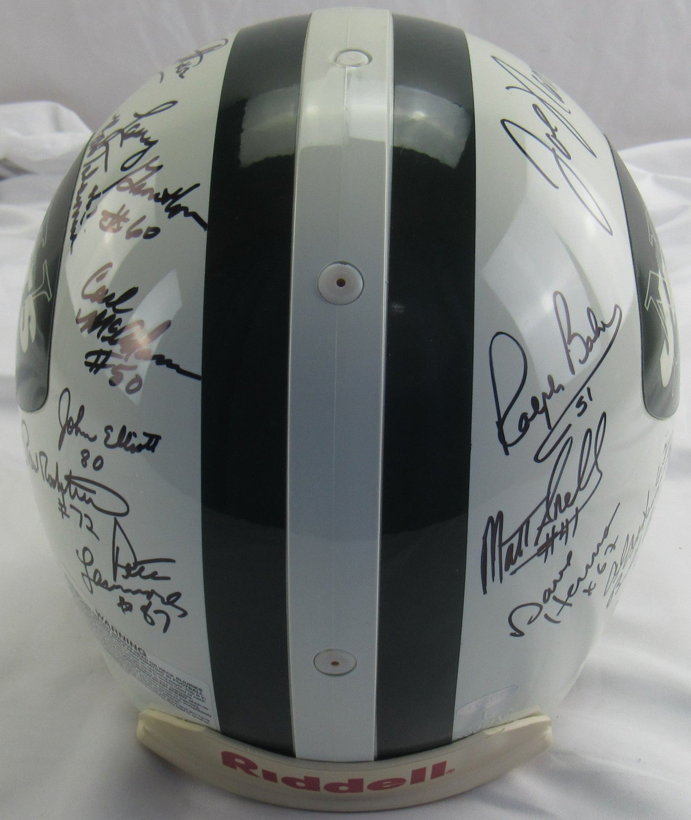 1969 New York Jets Team Signed Joe Namath Auto Full Size Helmet Replica Steiner Sports Hologram