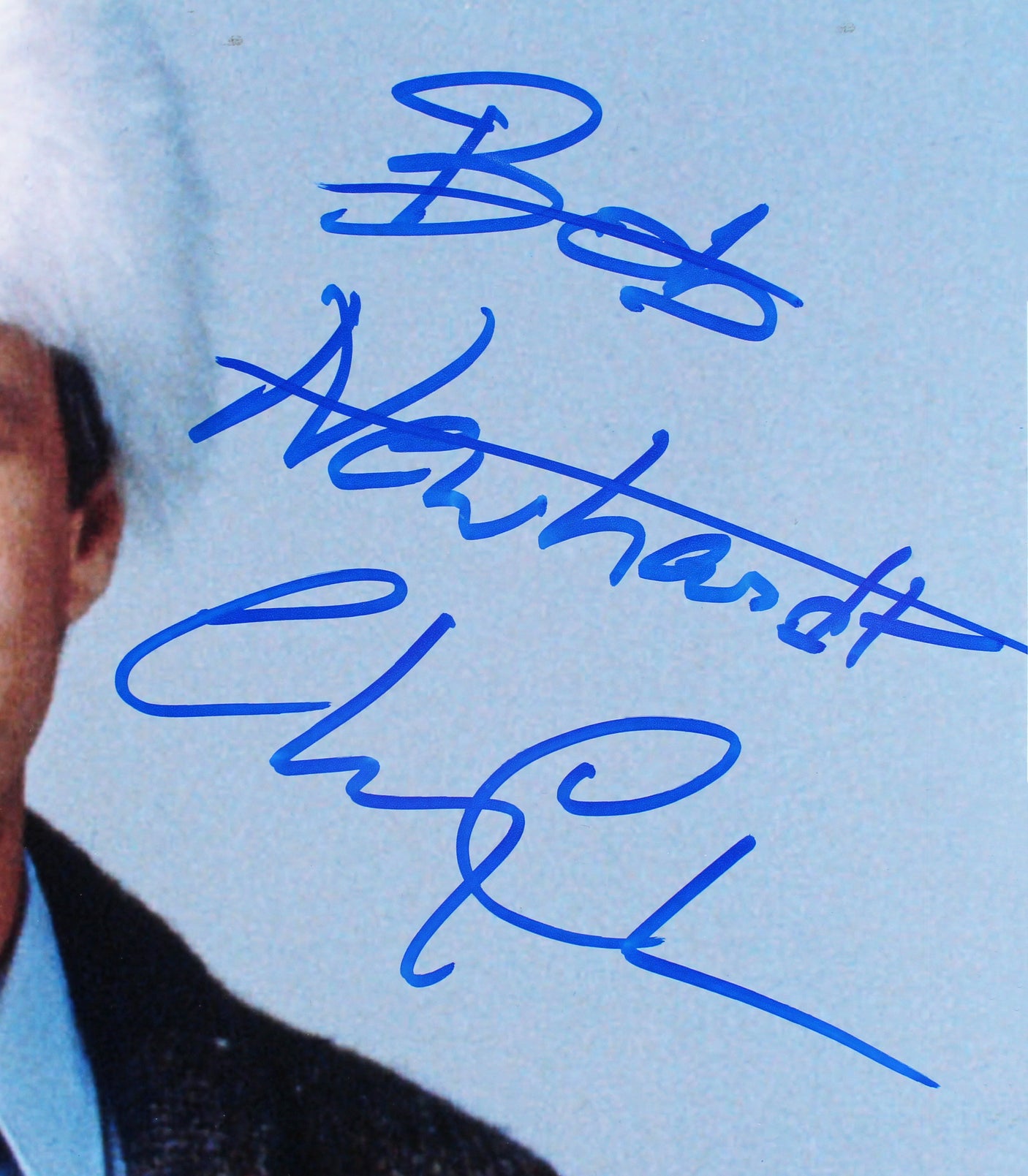 Chevy Chase Christmas Vacation "Bob Newhart" Signed 16x20 Photo BAS Wit #WR44674