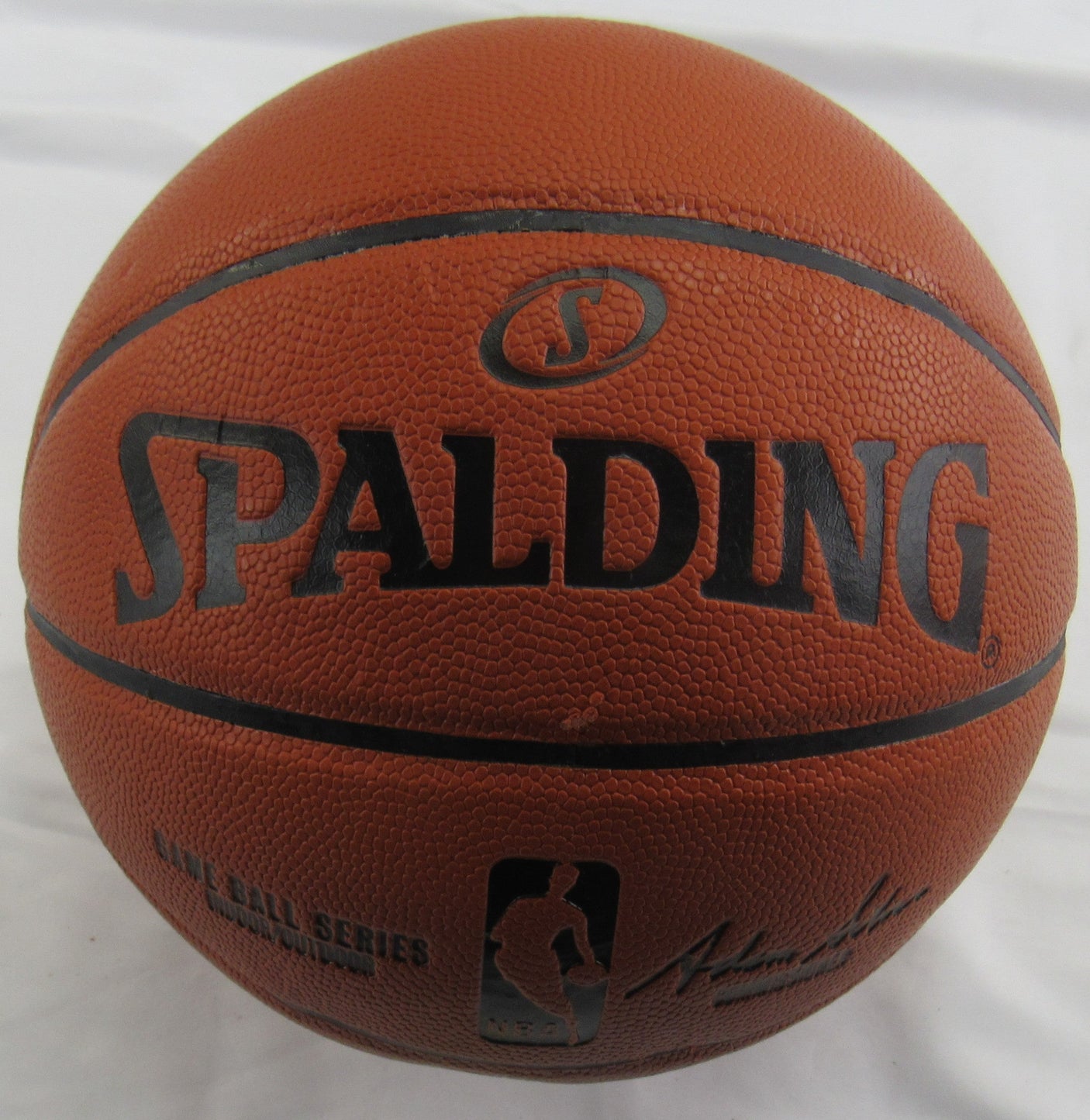 George Gervin Signed Auto Autograph Spalding NBA Basketball Steiner COA