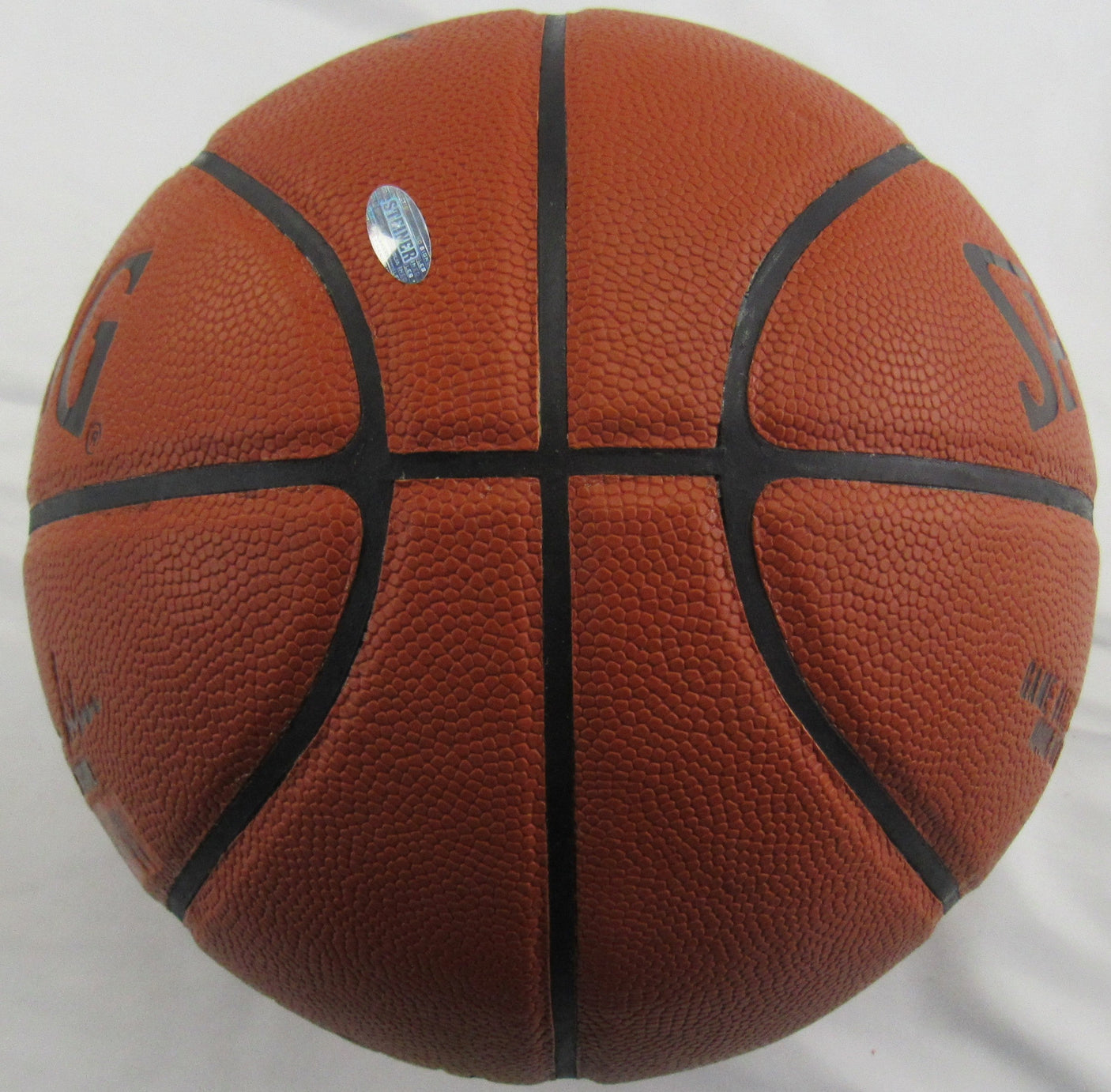 George Gervin Signed Auto Autograph Spalding NBA Basketball Steiner COA