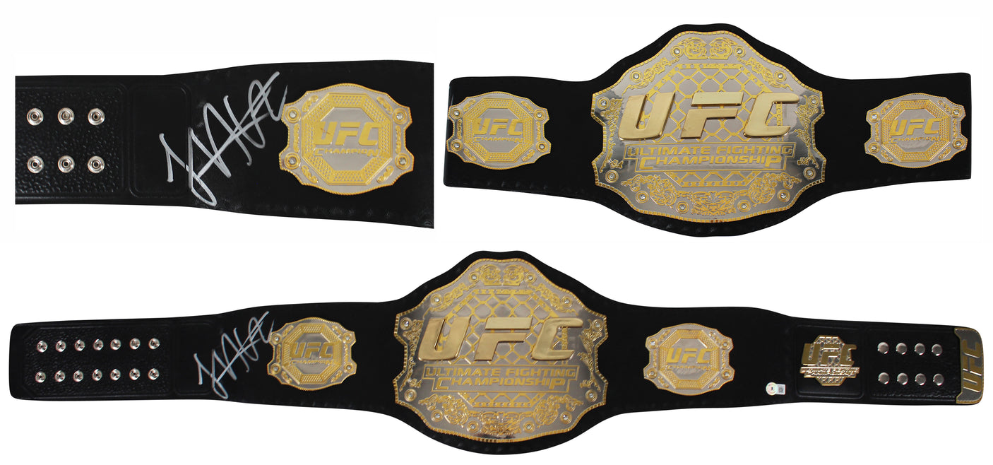 Khabib Nurmagomedov Authentic Signed MMA Championship Full Size Belt BAS