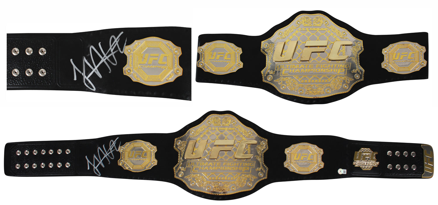 Khabib Nurmagomedov Authentic Signed MMA Championship Full Size Belt BAS