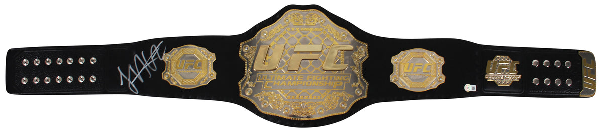 Khabib Nurmagomedov Authentic Signed MMA Championship Full Size Belt BAS