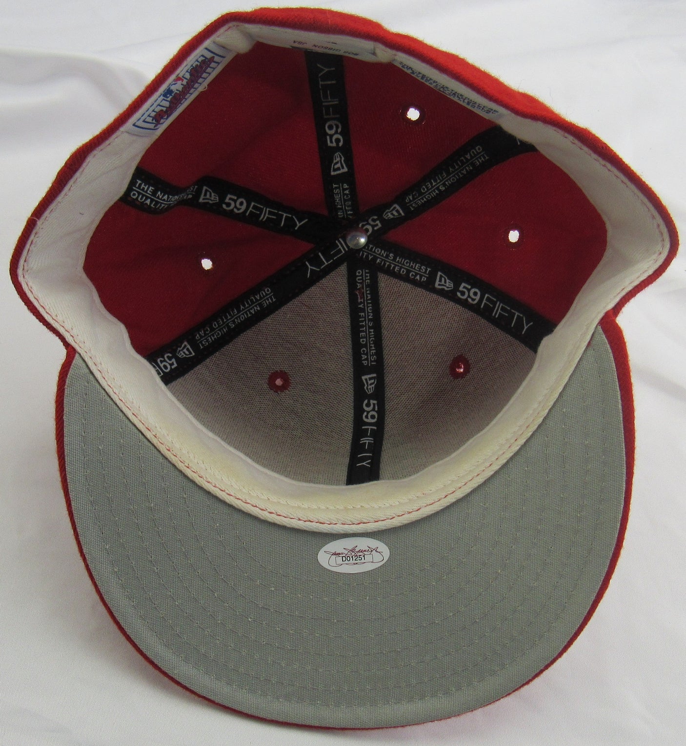 Bob Gibson Signed Auto Hat JSA D01251 NO COA