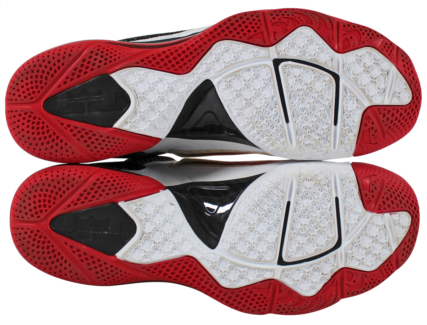 Heat LeBron James 2012 Game Worn Nike LeBron IX Size 16 Shoes RGU LOA