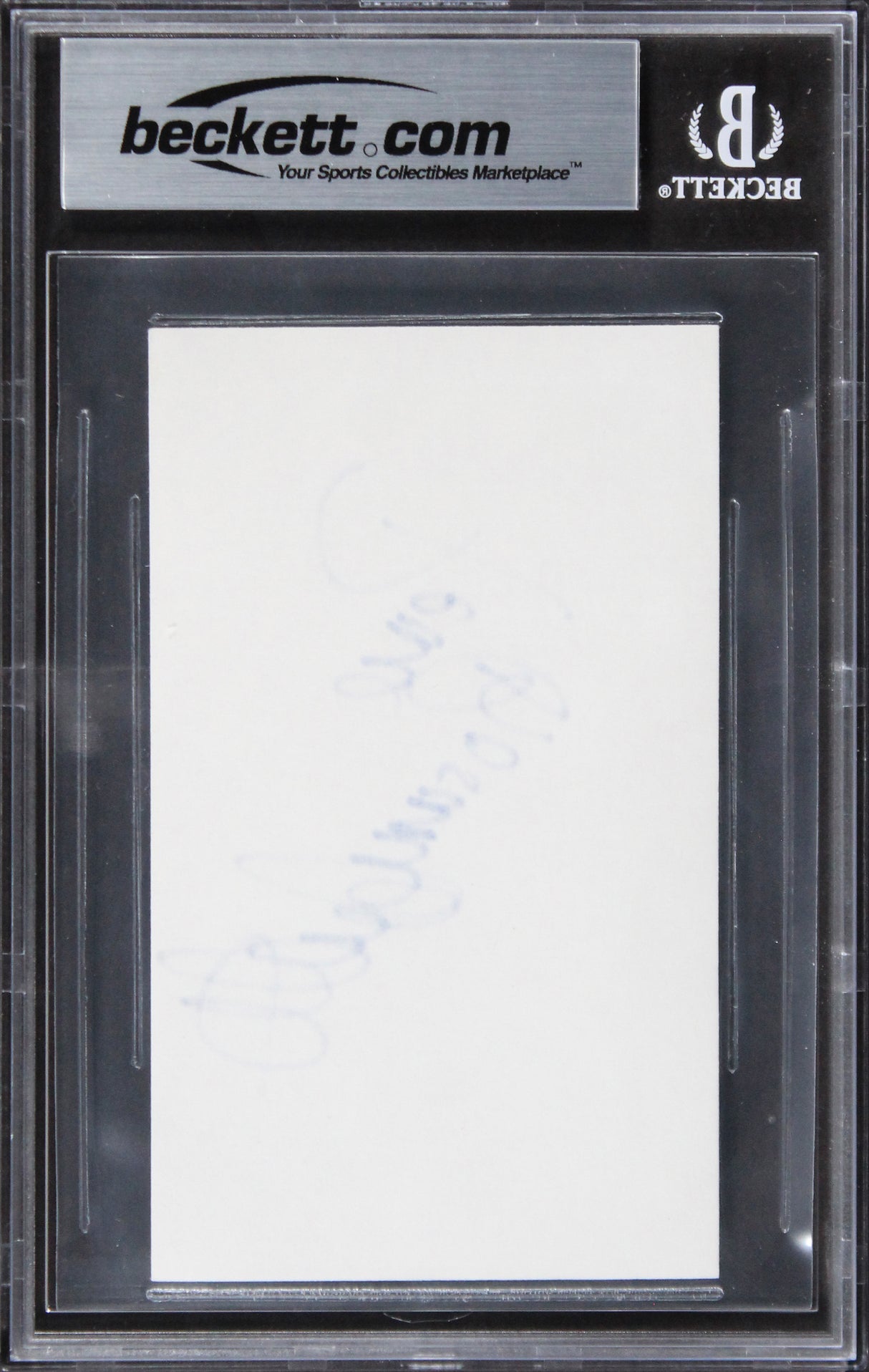 Rosanna Arquette Pulp Fiction Authentic Signed 3x5 Index Card BAS Slabbed 1