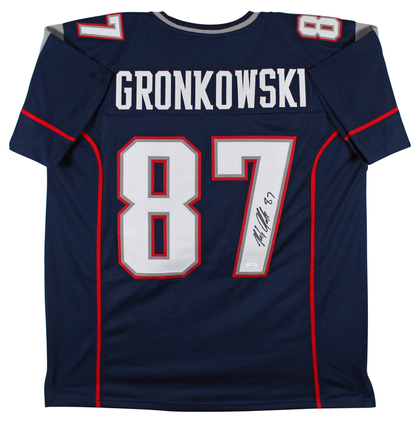 Rob Gronkowski Authentic Signed Navy Blue Pro Style Jersey Autographed JSA