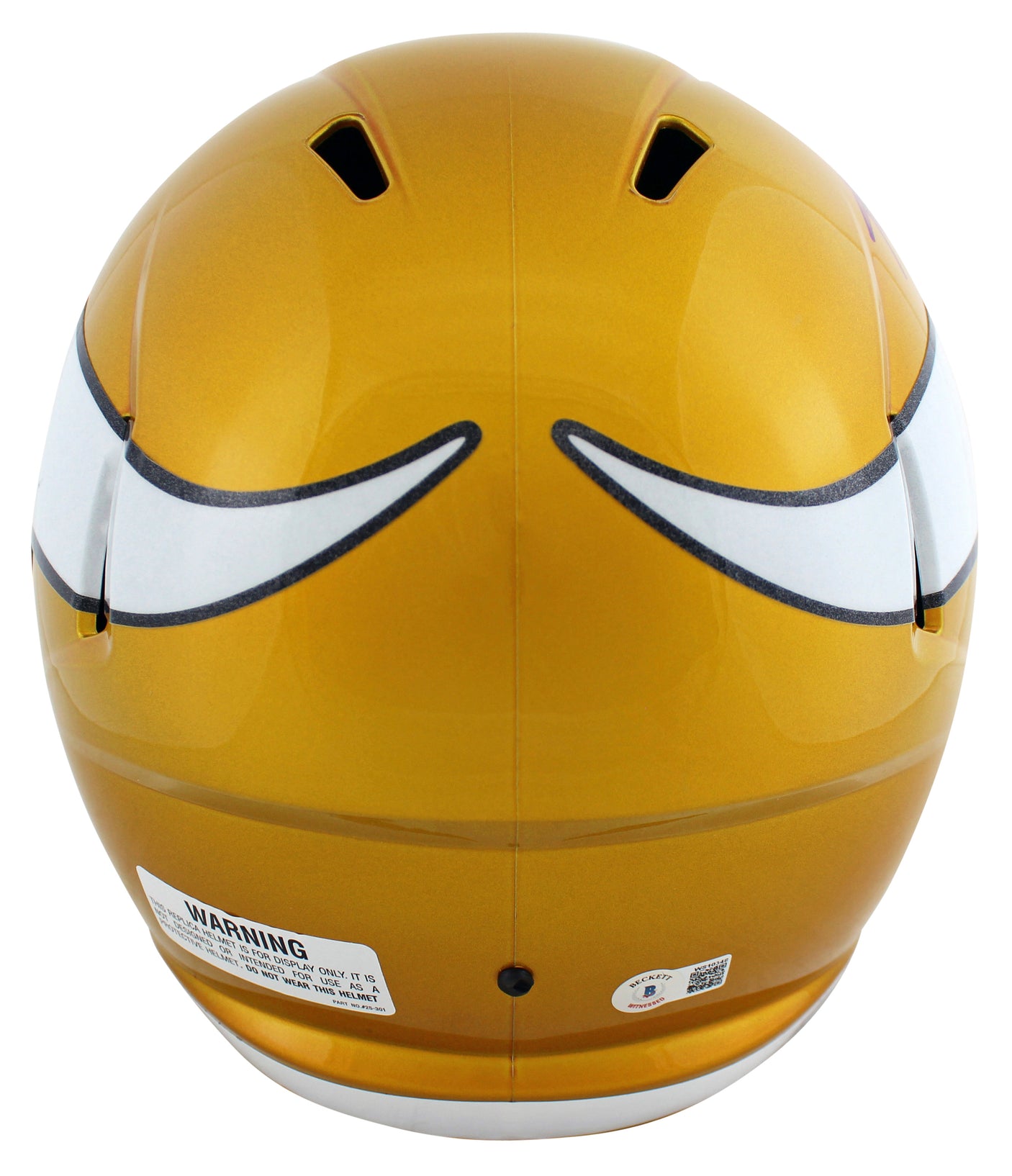 Vikings Adrian Peterson Signed Flash Full Size Speed Rep Helmet BAS Witnessed