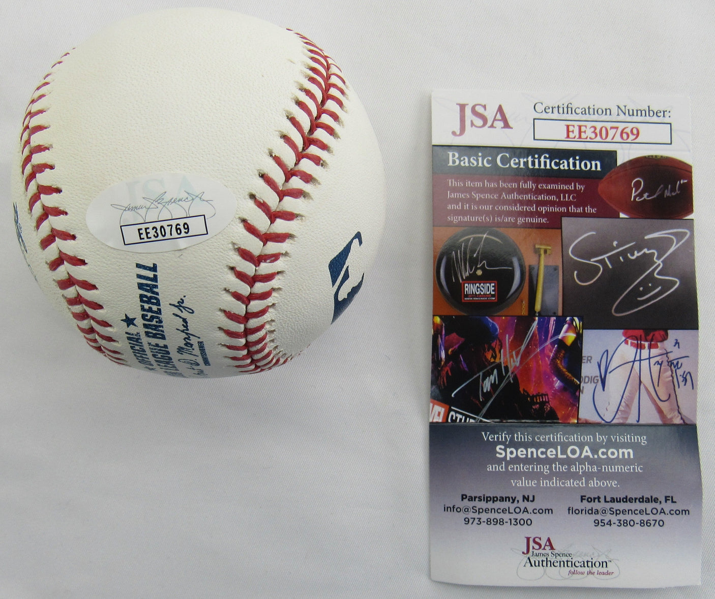 Terry Collins Signed Auto Rawlings Baseball JSA EE30769
