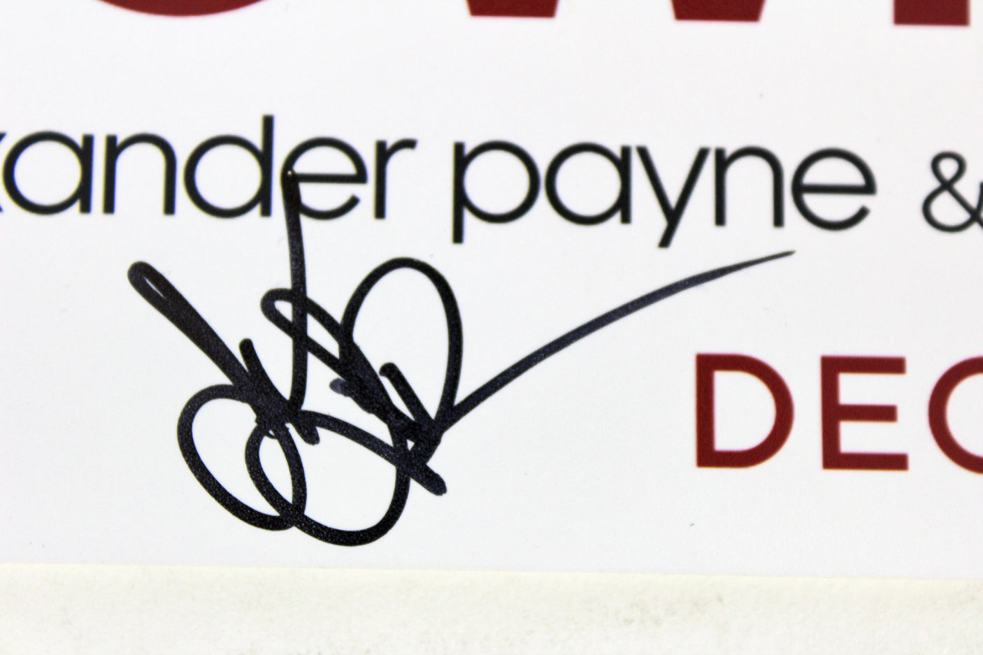 Downsizing (6) Payne, Waltz, Nash, Taylor, Kier Signed 12x18 Photo BAS #A70511