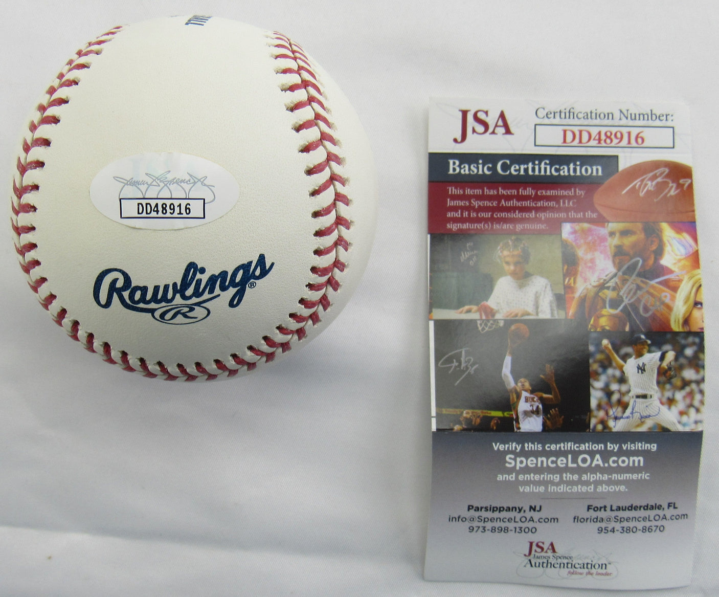 Jeff Bagwell Signed Auto Rawlings Baseball JSA DD48916