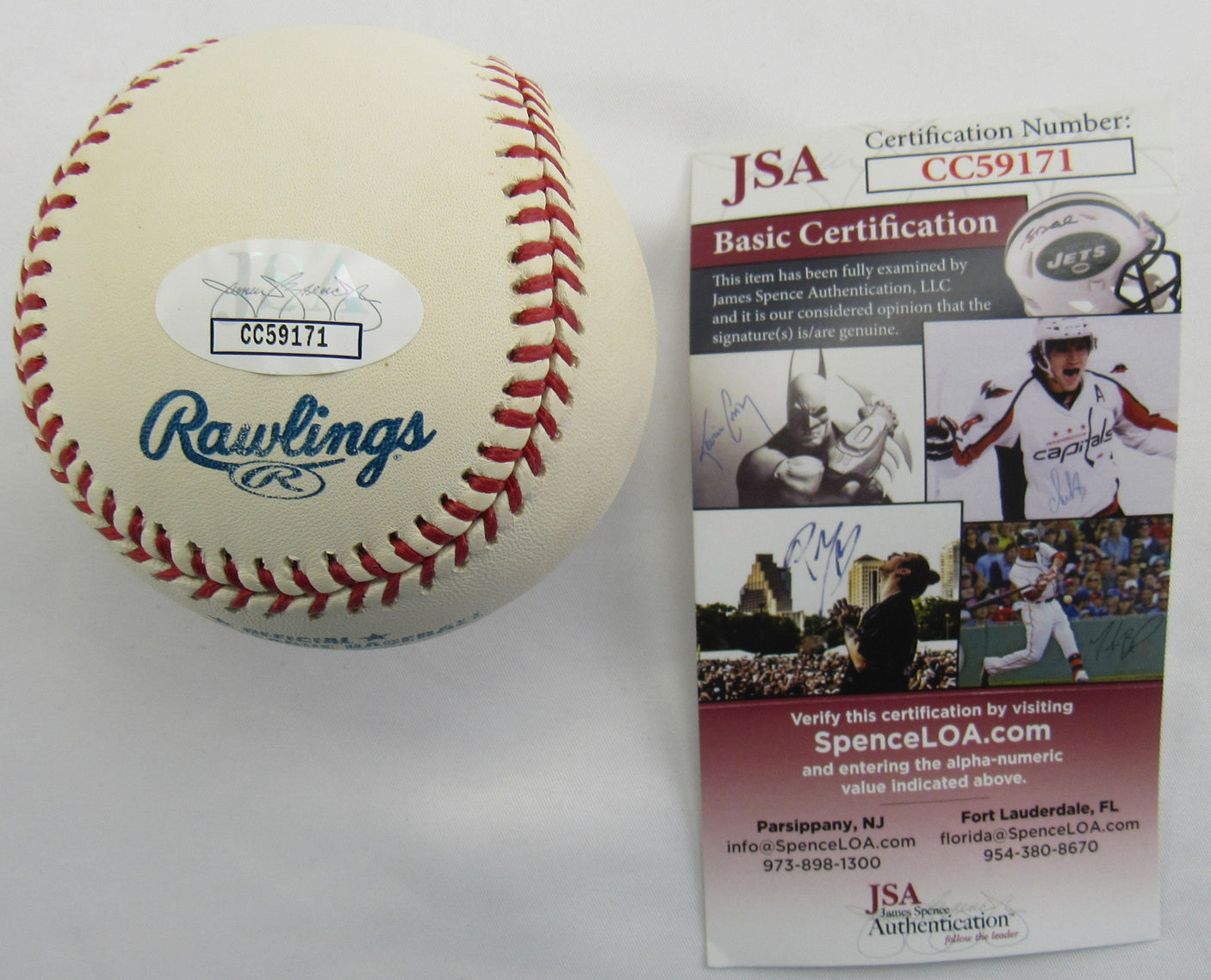 Sammy Sosa Signed Auto Rawlings Baseball JSA CC59171