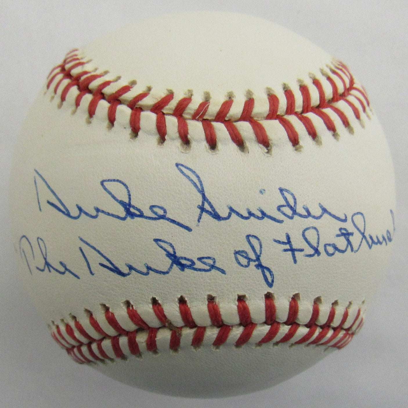 Duke Snider Signed Auto Rawlings Baseball Beckett Q53447
