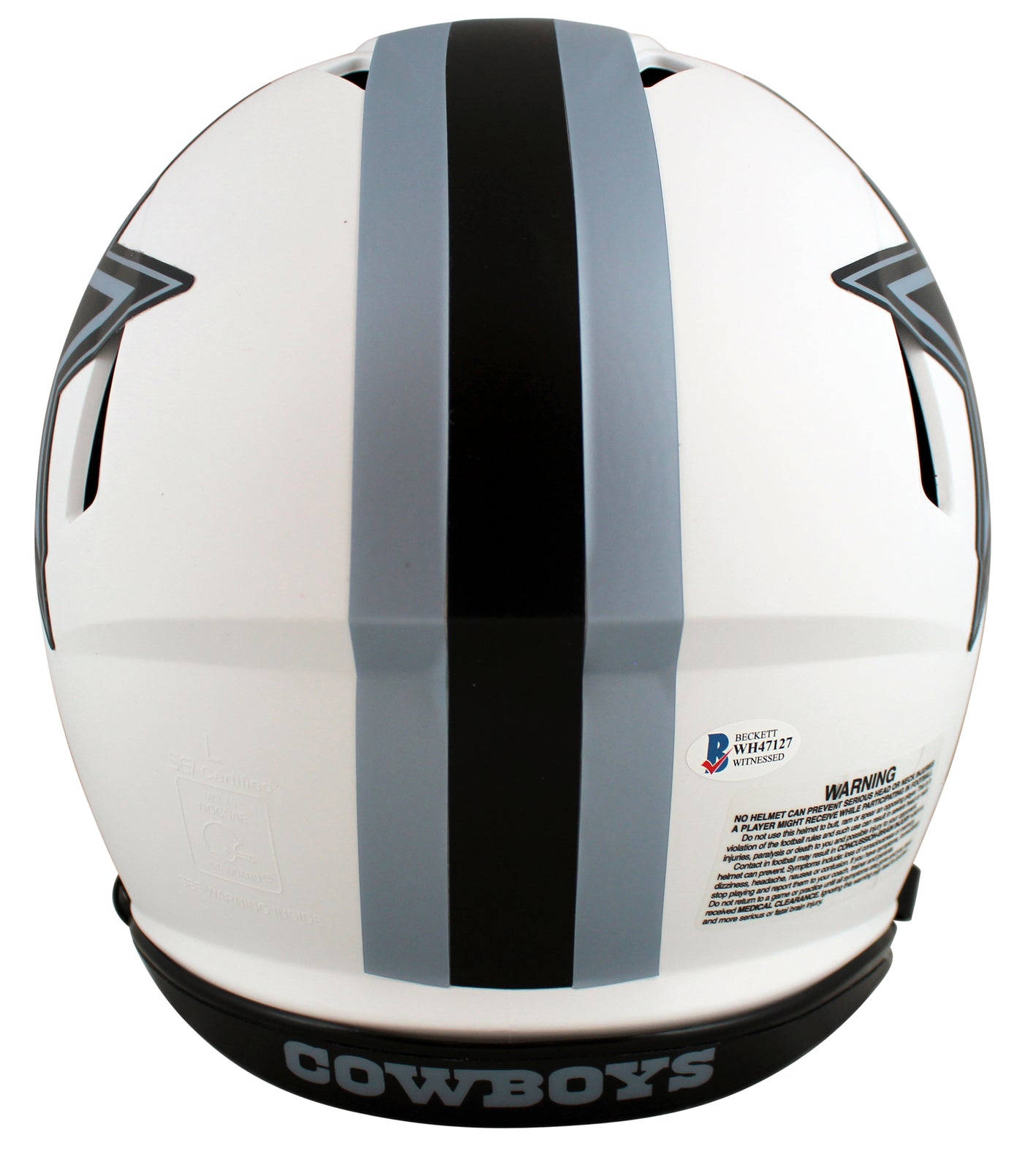 Cowboys Roger Staubach "HOF 85" Signed Lunar Full Size Speed Proline Helmet BAS