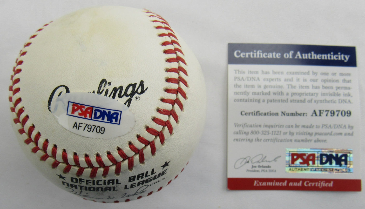 Leo Durocher Signed Auto Rawlings Baseball PSA/DNA AF79709