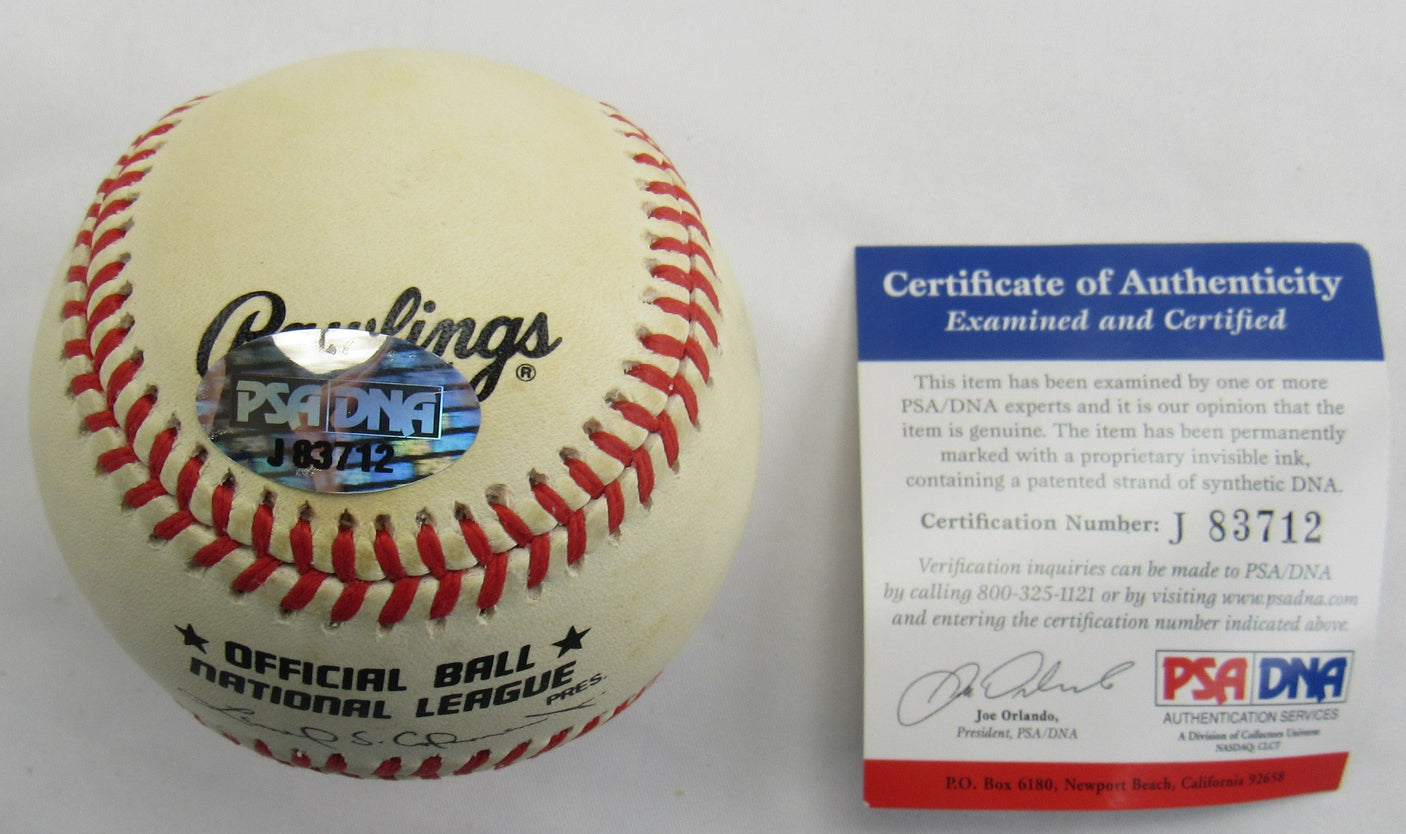 Masato Yoshii Signed Auto Rawlings Baseball PSA/DNA J83712