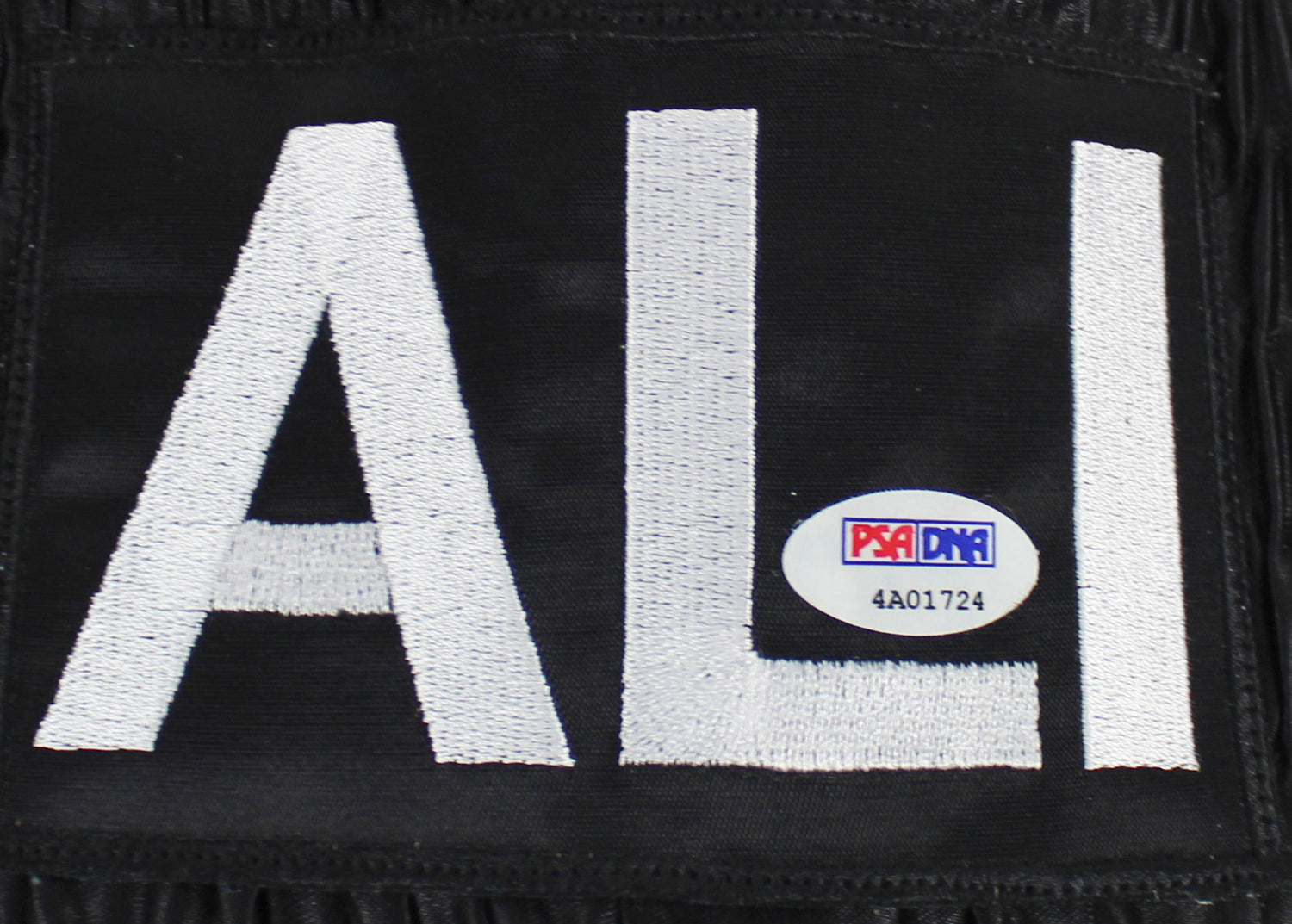 Muhammad Ali Authentic Signed White Ali Boxing Trunks PSA/DNA Itp #4A01724