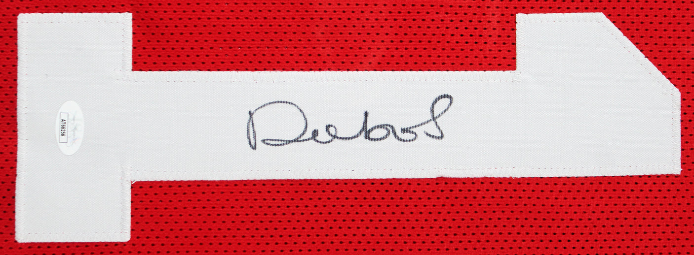 Deebo Samuel Authentic Signed Red Pro Style Framed Jersey Autographed JSA 3