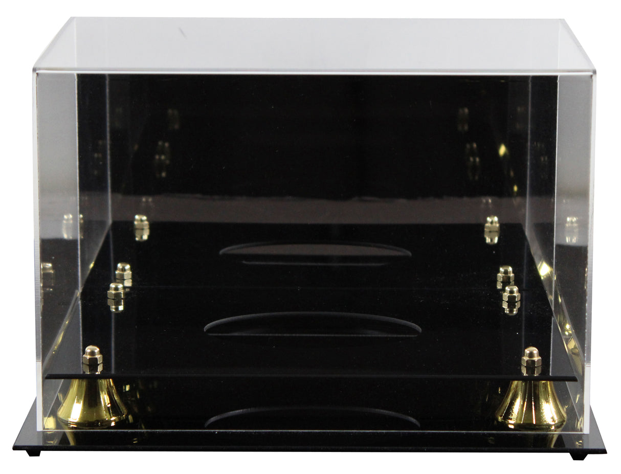 Deluxe Acrylic Football Mirrored Back Display Case