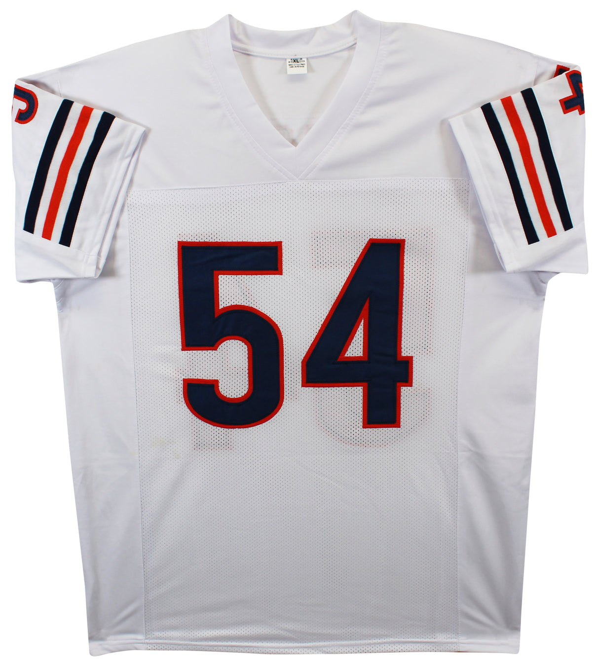 Brian Urlacher "HOF 18" Authentic Signed White Pro Style Jersey BAS