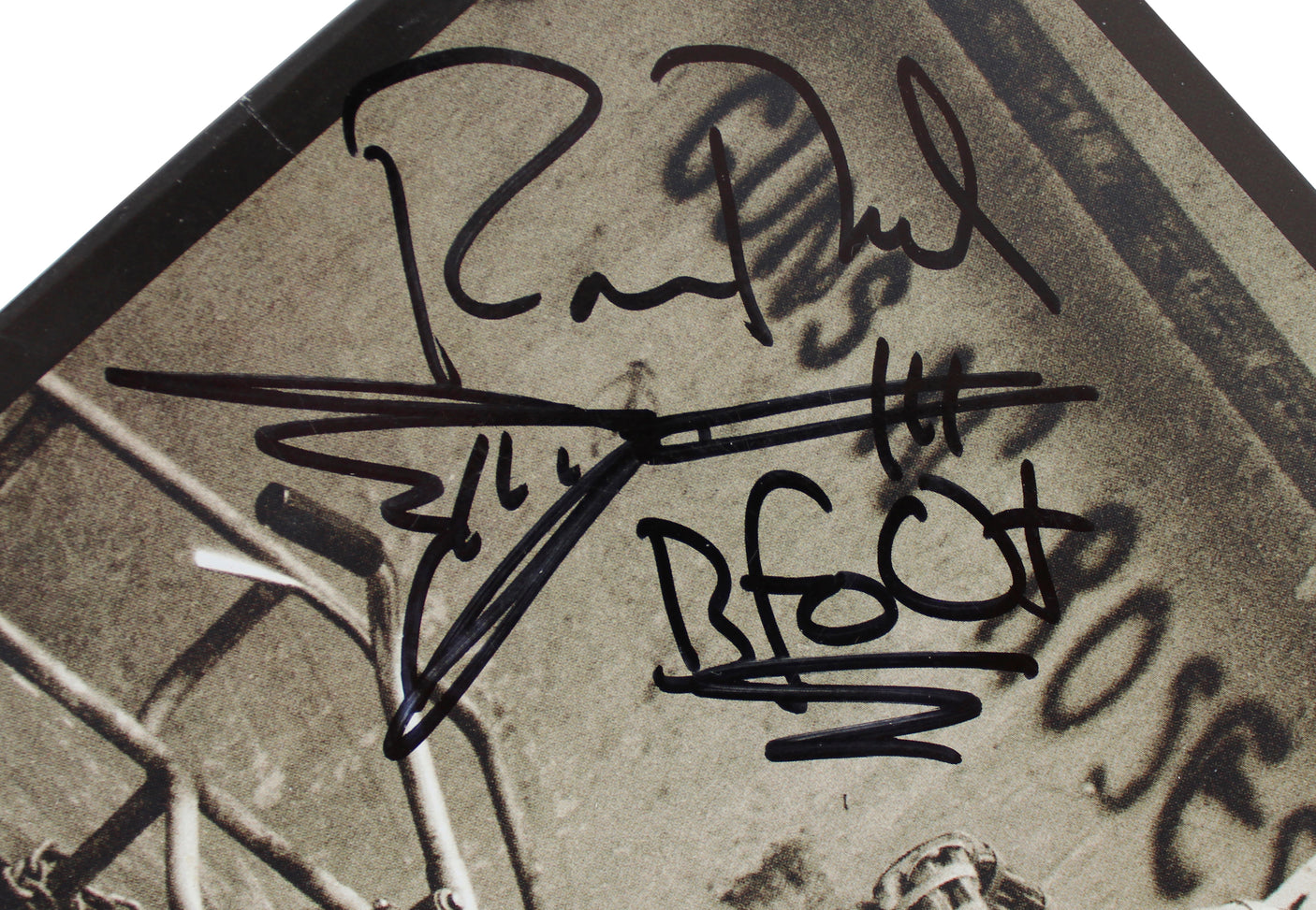 Guns N' Roses (6) Axl Rose +5 Signed Chinese Democracy Album Cover BAS #AB77693