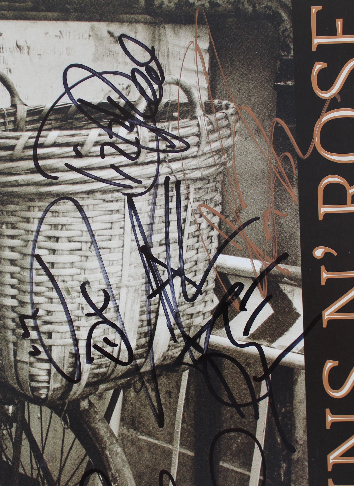Guns N' Roses (6) Axl Rose +5 Signed Chinese Democracy Album Cover BAS #AB77693