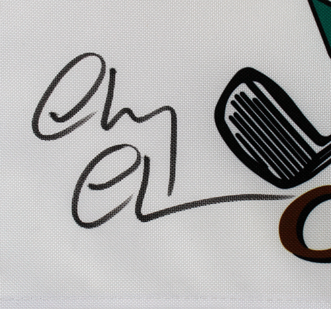 Caddyshack (3) Chase, Morgan & O'Keefe Signed Bushwood Flag BAS Witnessed