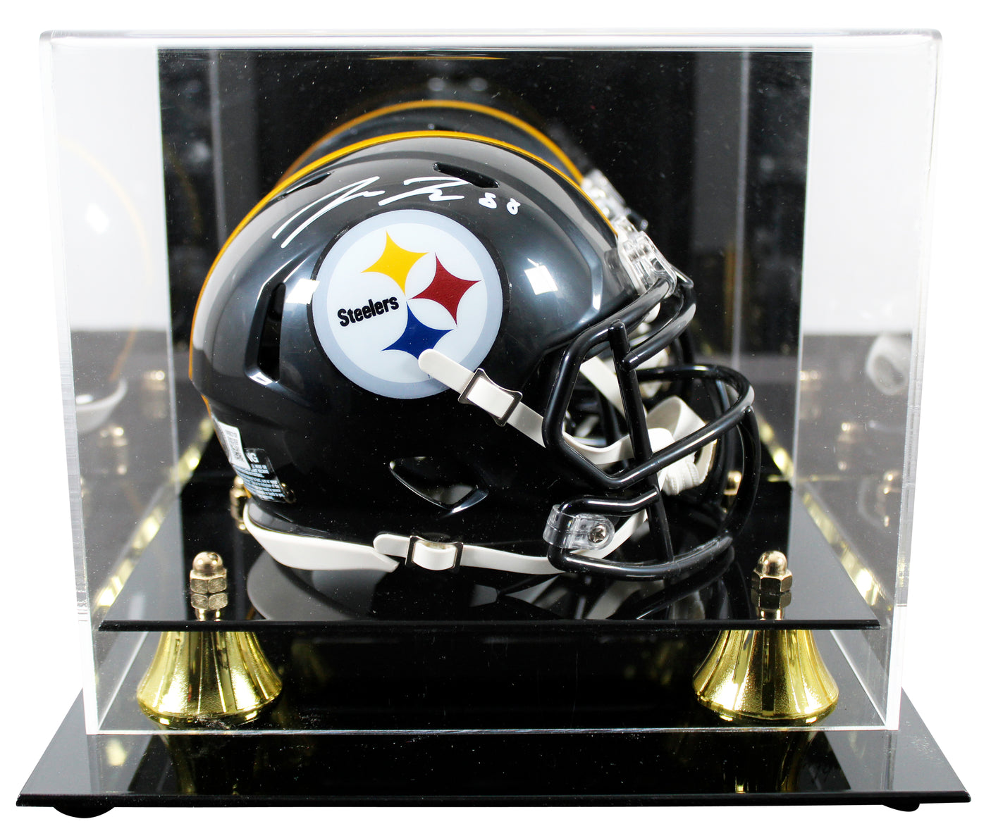 Steelers Pat Freiermuth Authentic Signed Speed Mini Helmet W/ Case BAS Witnessed