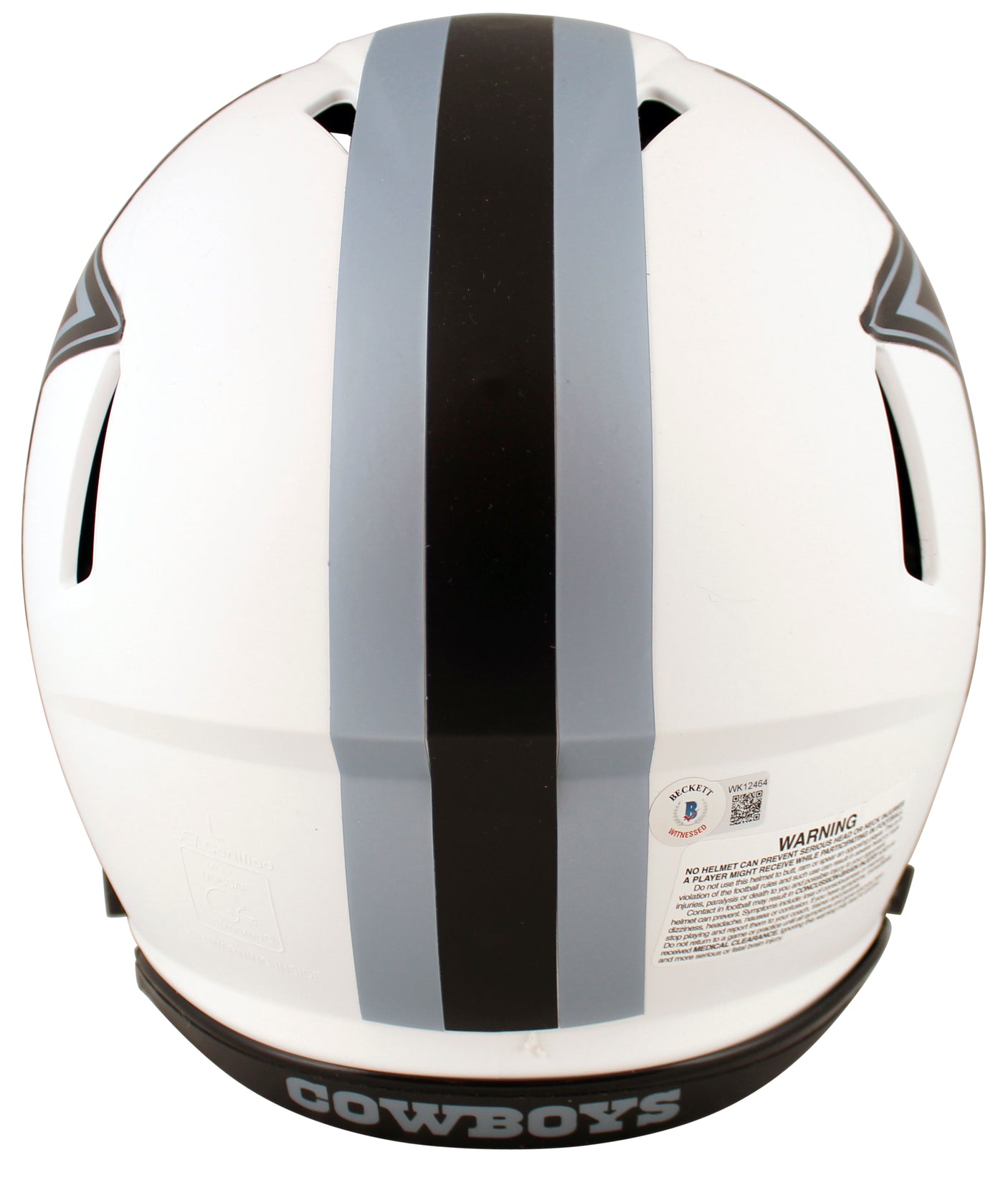 Cowboys Michael Irvin Authentic Signed Lunar Full Size Proline Helmet BAS Wit