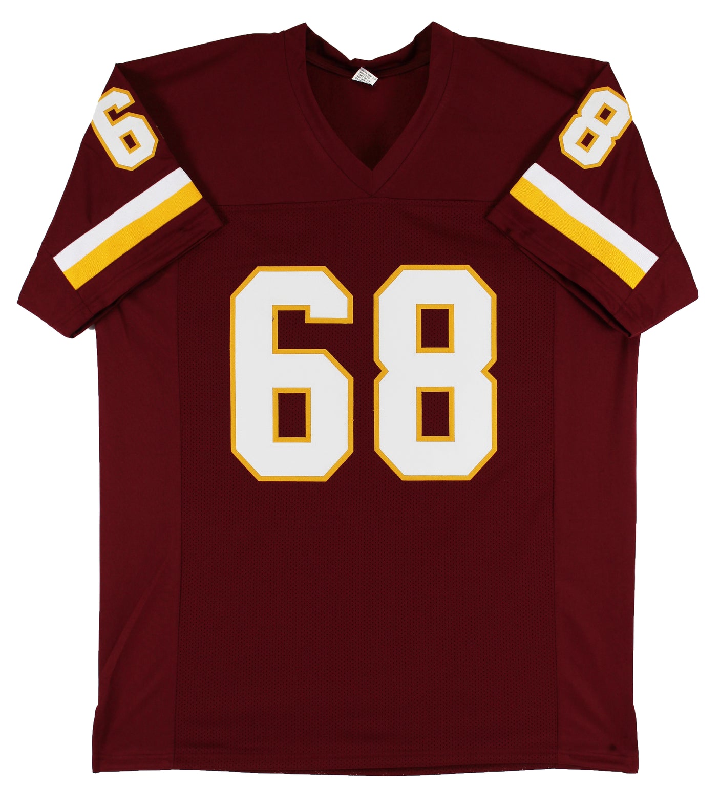 Russ Grimm "HOF 2010" Authentic Signed Maroon Pro Style Jersey BAS Witnessed