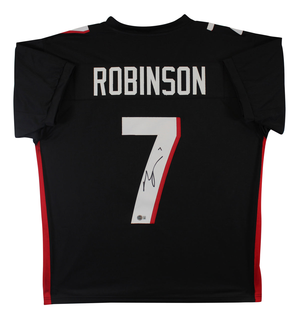 Bijan Robinson Authentic Signed Black Pro Style Jersey Autographed BAS