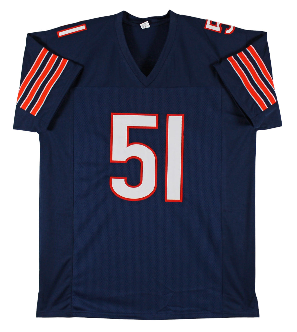 Dick Butkus Authentic Signed Navy Blue Pro Style Jersey Autographed BAS
