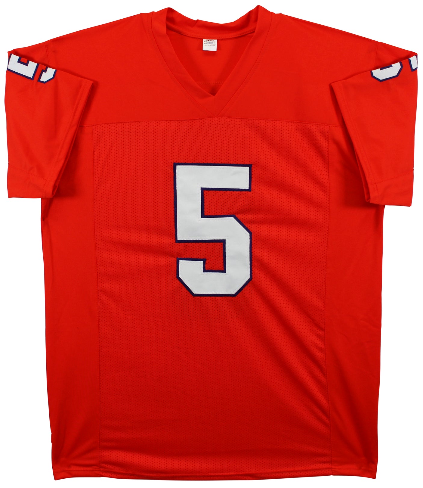 Tee Higgins Authentic Signed Orange Pro Style Jersey Autographed BAS Witnessed