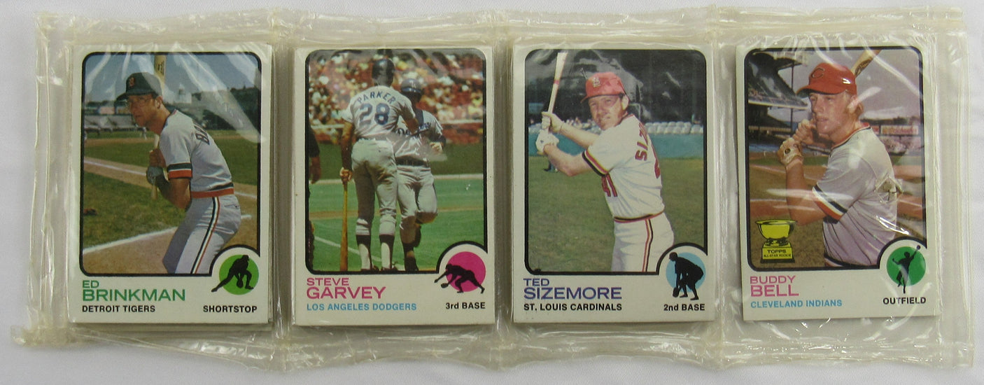 1973 Topps Baseball Card Rack Pack - Steve Garvey on Top - Read Notes