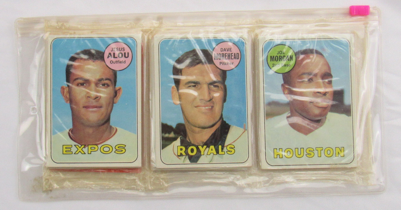 1969 Topps Baseball Card Rack Pack - Joe Morgan on Top - Read Notes