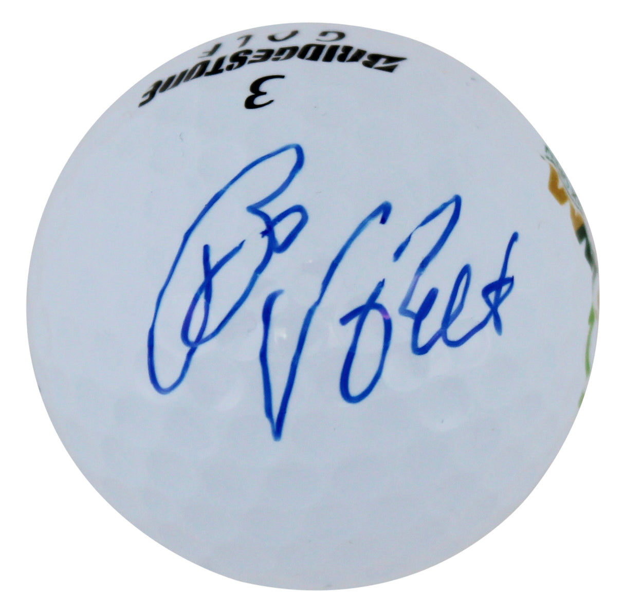 Bo Van Pelt Signed Waste Management Open Logo Bridgestone Golf Ball BAS #AC33587