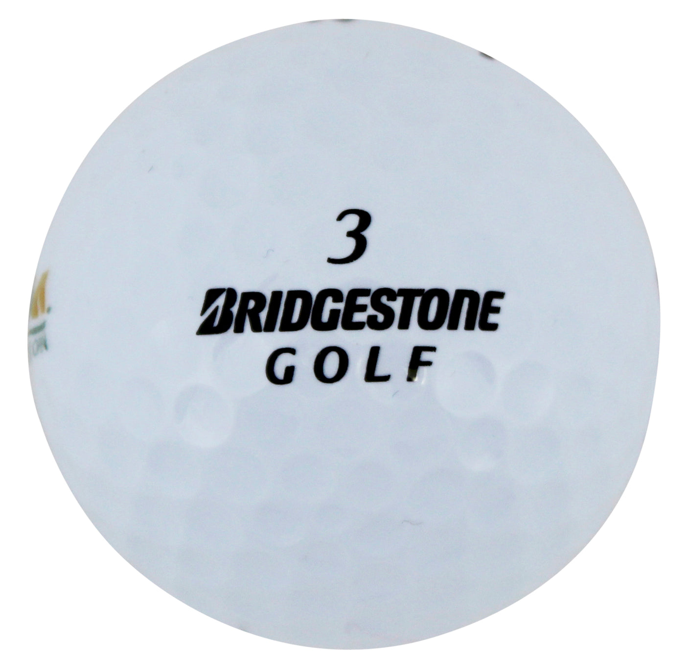 Bo Van Pelt Signed Waste Management Open Logo Bridgestone Golf Ball BAS #AC33592